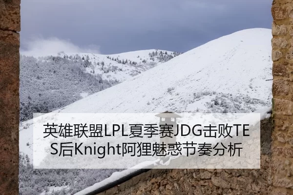 英雄联盟LPL夏季赛JDG击败TES后Knight阿狸魅惑节奏分析